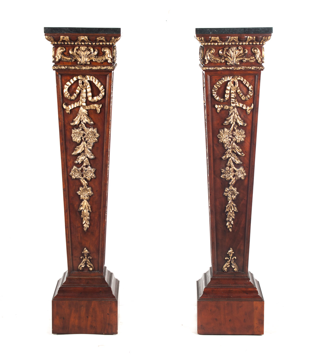 Appraisal: Pair of Classical style pedestals th century each stand with