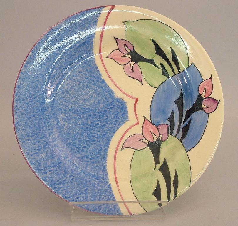 Appraisal: Blue Cowslip' Bizarre side plate diameter