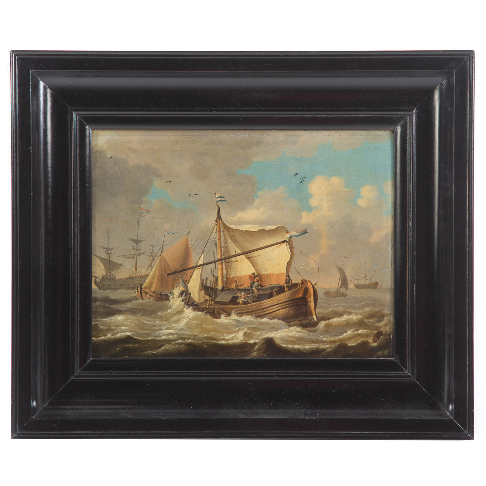 Appraisal: AFTER LUDOLF BACKHUYSEN I SHIPS IN ROUGH SEA OIL Dutch