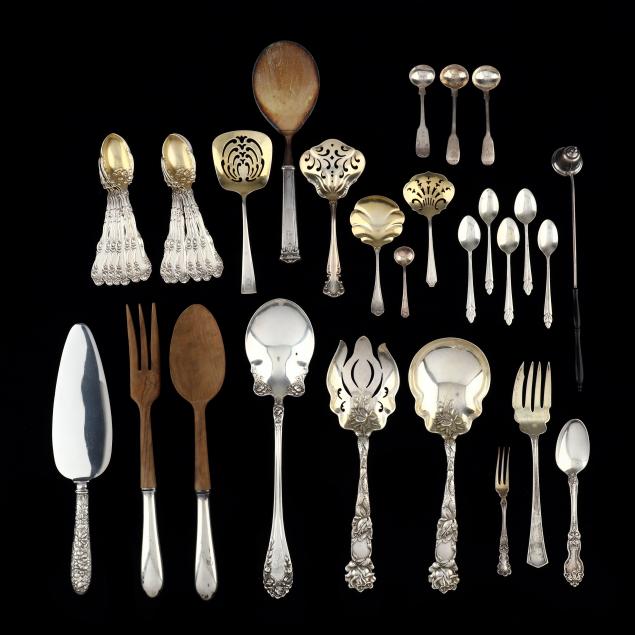 Appraisal: A Group of Sterling Silver Flatware pieces including a set