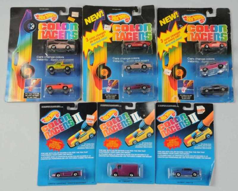 Appraisal: Lot of Assorted Mattel Hot Wheels Color Racers Description Includes