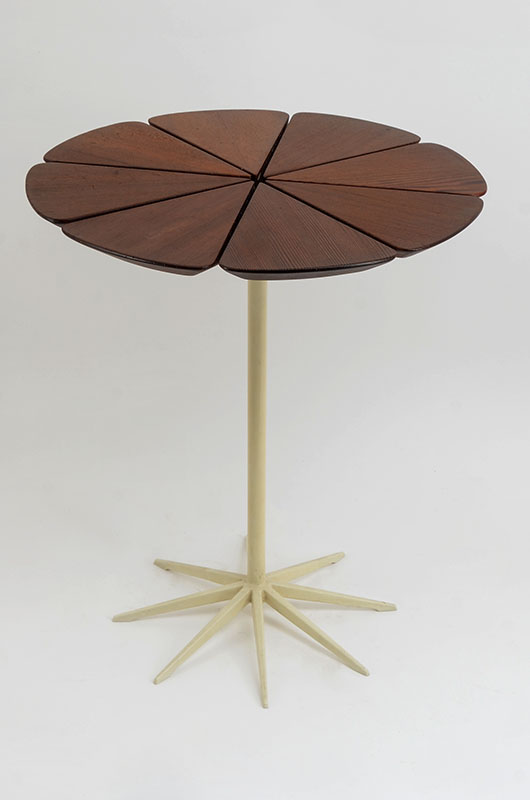 Appraisal: RICHARD SCHULTZ FOR KNOLL PETAL SIDE TABLE Designed by Richard