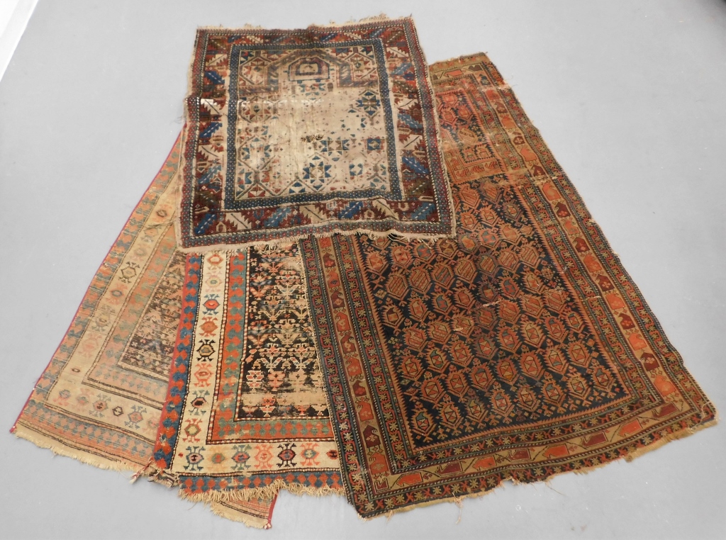 Appraisal: PC CAUCASIAN MARISALI PRAYER RUGS RUNNER Caucus Early th CenturyIncludes