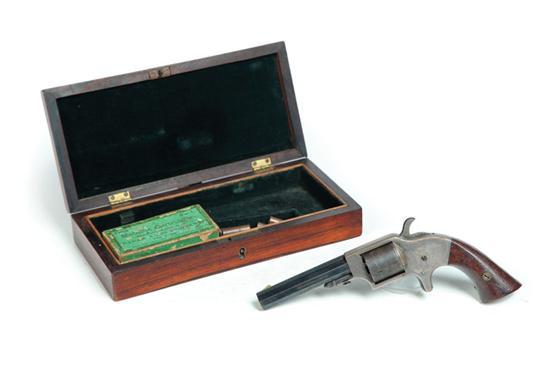 Appraisal: CASED MERWIN BRAY REVOLVER New York th century Original blue