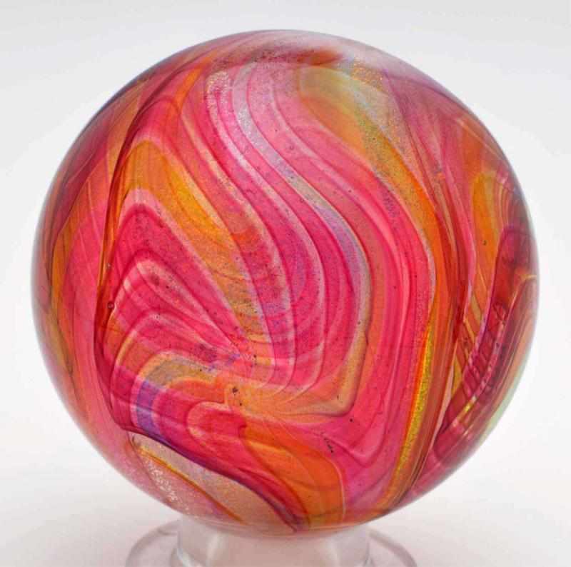 Appraisal: Geoffrey Beetem Contemporary Marble Description The Nebula marble is a