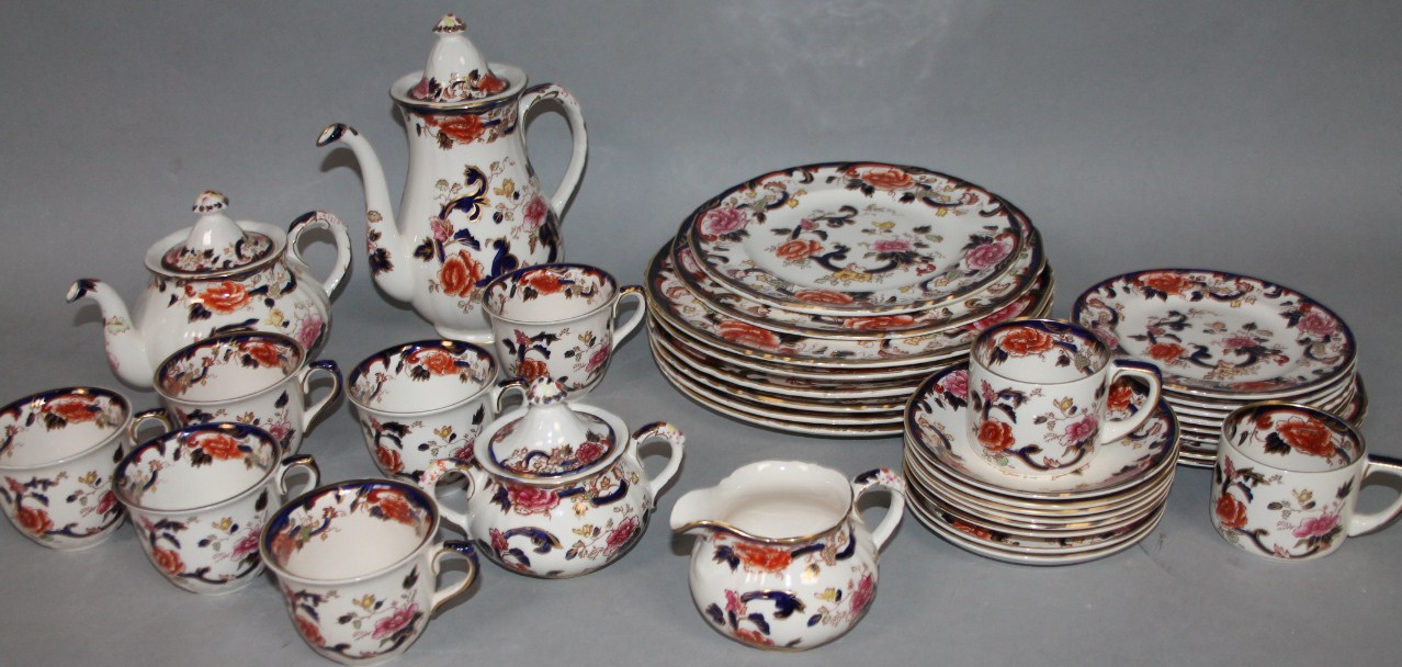 Appraisal: Various Mason's Ironstone Mandalay pattern wares to include wall plates