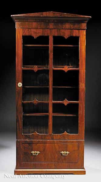 Appraisal: A Louis Philippe Mahogany Biblioth que mid- th c the