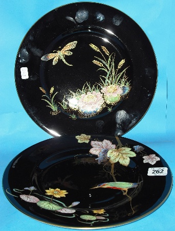 Appraisal: Pair Carltonware Plates one decorated with Kingfisher and other with