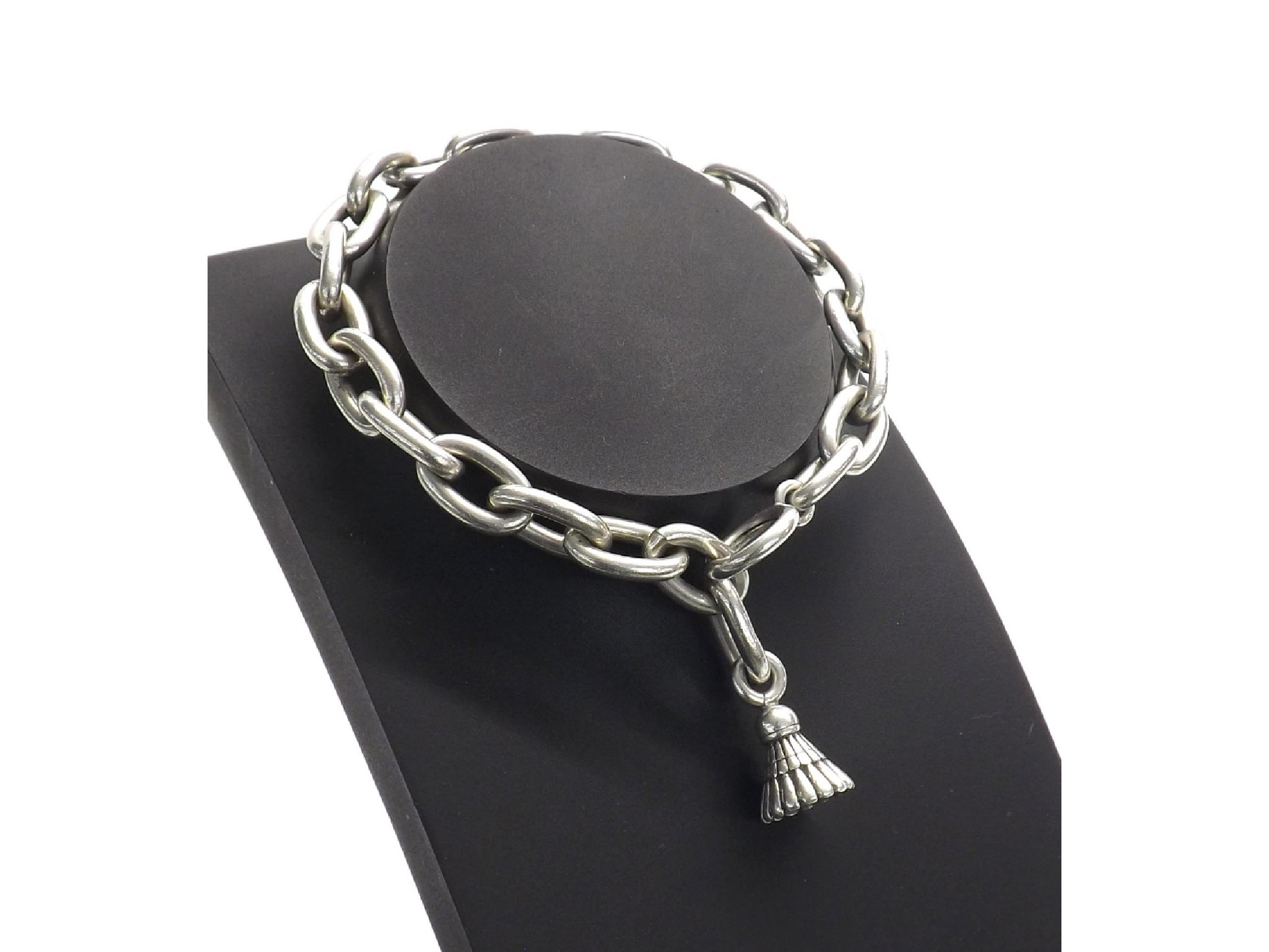 Appraisal: Georg Jensen silver link bracelet no gm