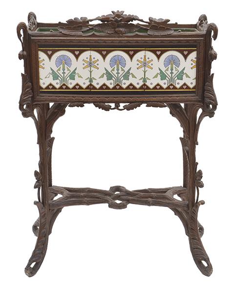 Appraisal: A TH CENTURY AESTHETIC MOVEMENT JARDINIERE STAND DESIGNED BY CHRISTOPHER