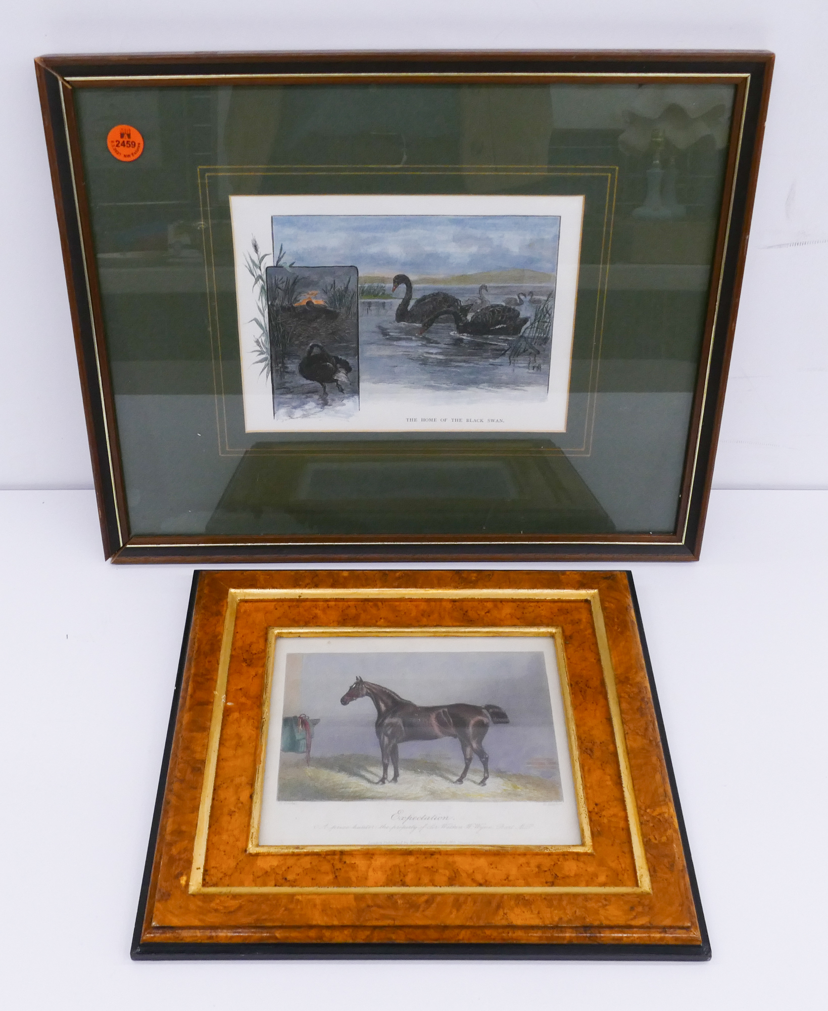 Appraisal: pc Antique Equestrian Engraving Etc- largest x ''