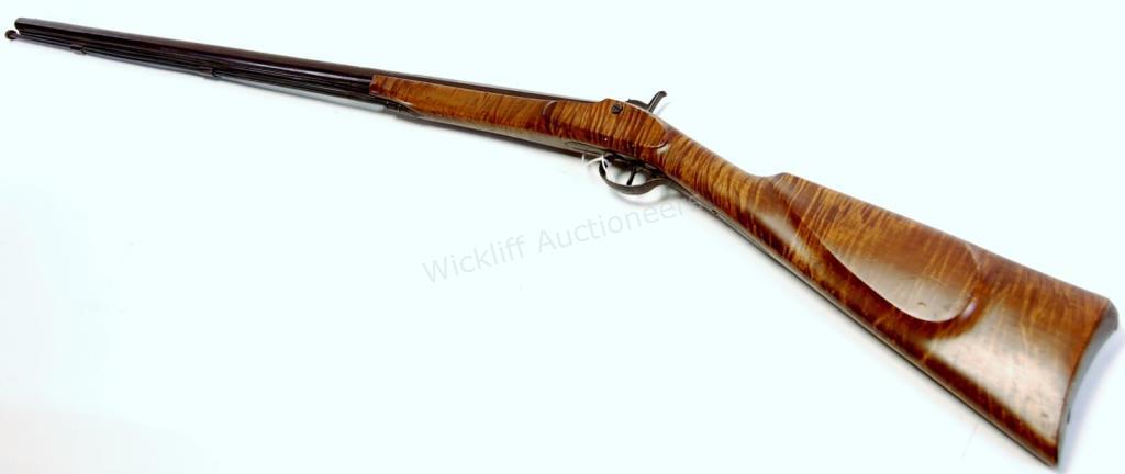 Appraisal: Spanish Muzzle Loading Shotgun-Blued part Octagonal part round barrel Chambered