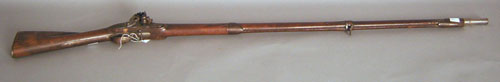 Appraisal: Springfield model flintlock rifle together with a bayonet