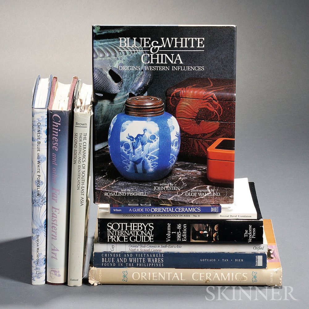 Appraisal: Ten Art Books Mostly Southeast Asian and Chinese Ceramics John