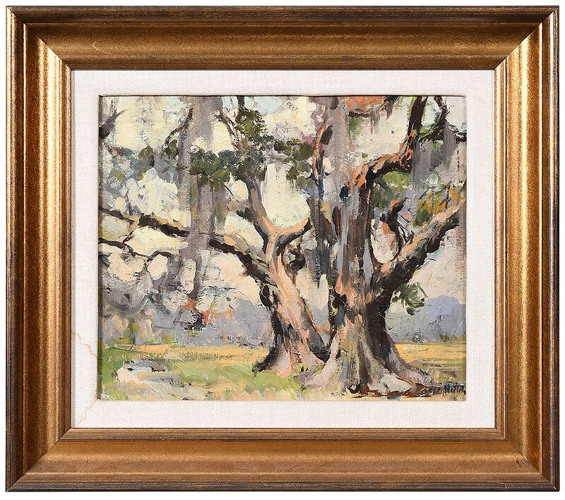 Appraisal: Alfred Heber Hutty Charleston South Carolina - Live Oaks with