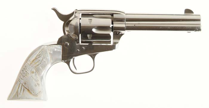 Appraisal: COLT SINGLE ACTION ARMY REVOLVER Cal WCF SN Nickel finish