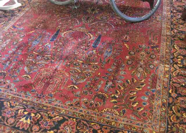 Appraisal: KARASTAN AMERICAN ORIENTAL CARPET Persian Sarouk design on red ground