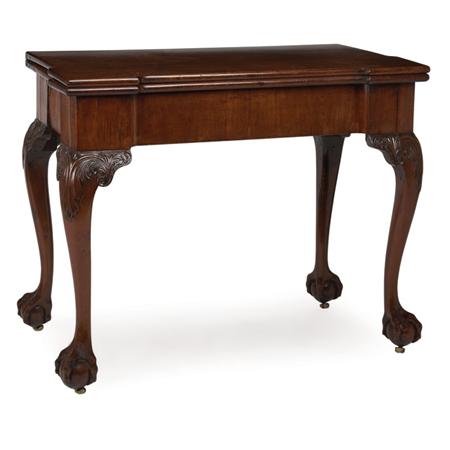 Appraisal: George II Mahogany Games Table Estimate -