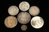 Appraisal: COINS - Piece coin lot includes bust half Peace dollars