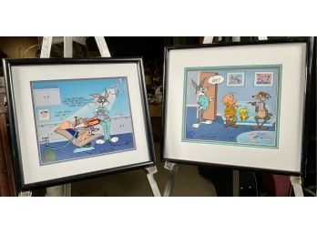 Appraisal: Signed and dated Chuck Jones Warner Bros animation cel Bugs