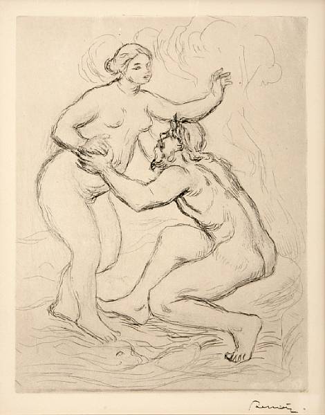 Appraisal: Pierre-Auguste Renoir French - Le fleuve Scamandre e planche S