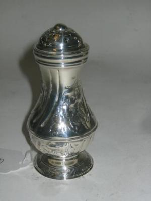 Appraisal: A GEORGE II MUFFINIER London of waisted baluster form with