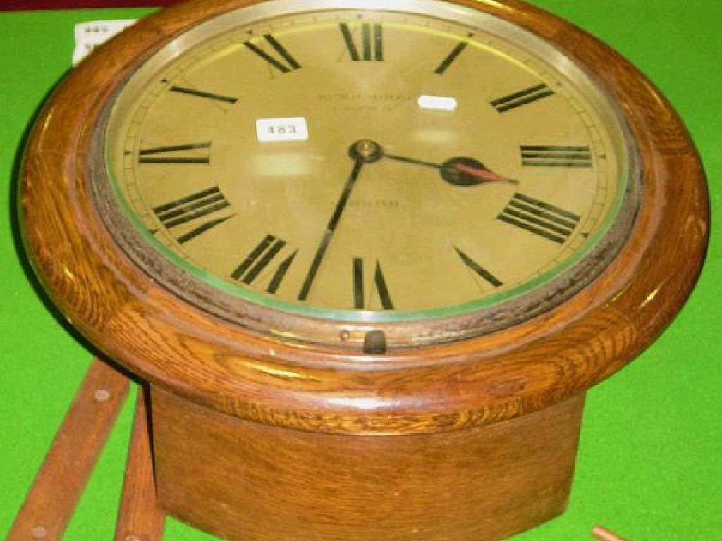 Appraisal: A th century dial clock with single train fusee movement