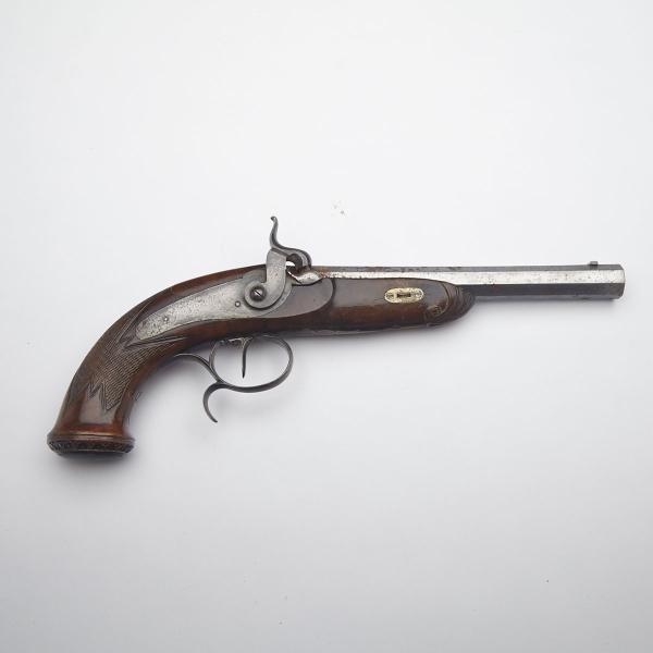 Appraisal: Reproduction of a mid th century Continental Percussion Cap Pistol