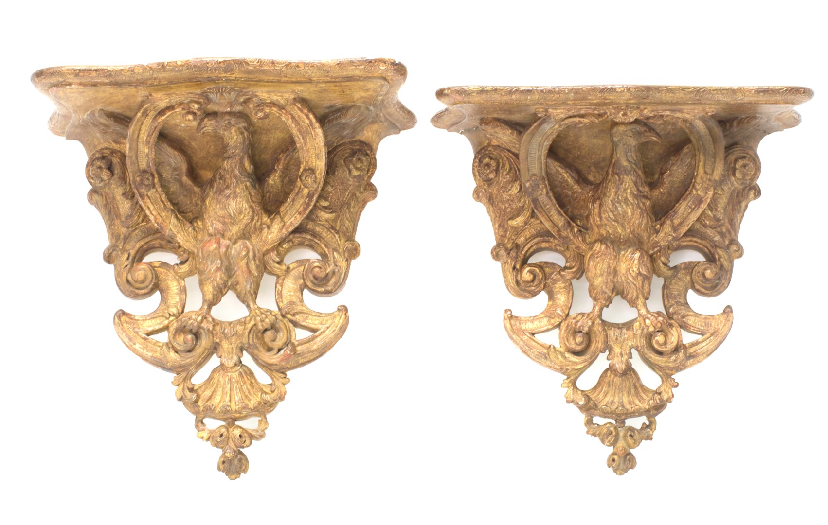 Appraisal: A pair of late th early th century continental carved