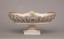 Appraisal: Limoges Center Compote Hand painted pate de Limoges France on