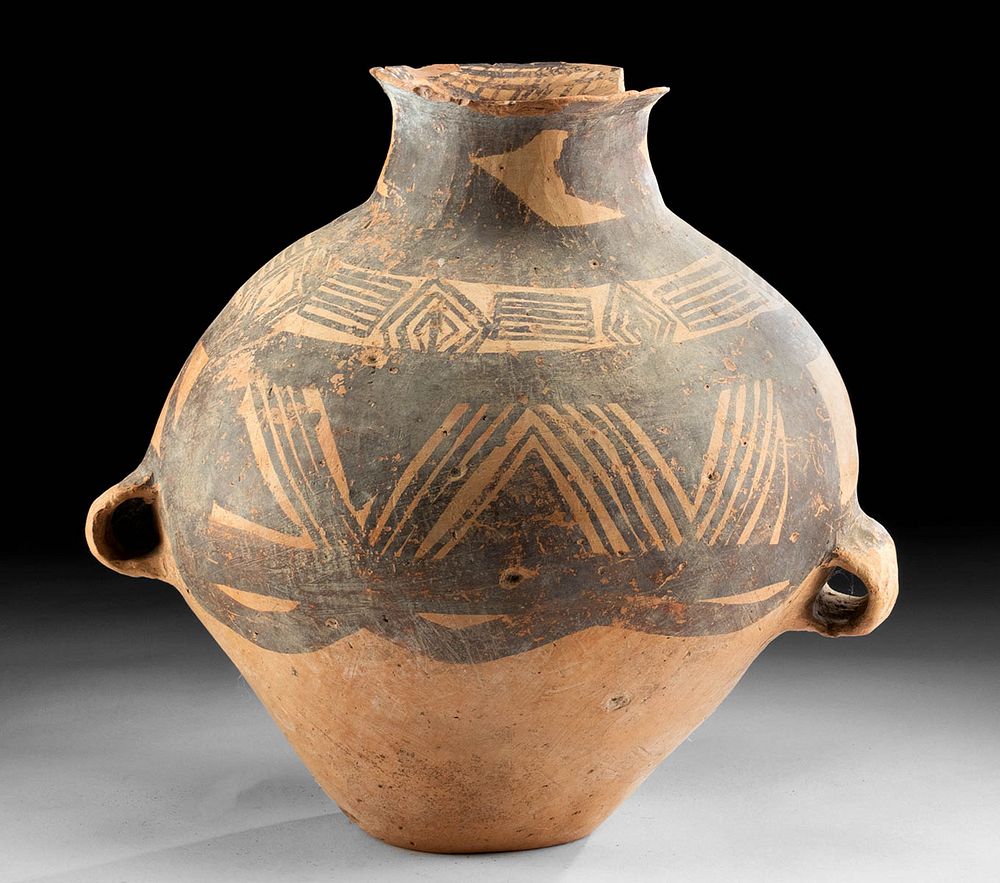 Appraisal: Neolithic Chinese Pottery Vessel - Majiayao Culture Originally Listed At