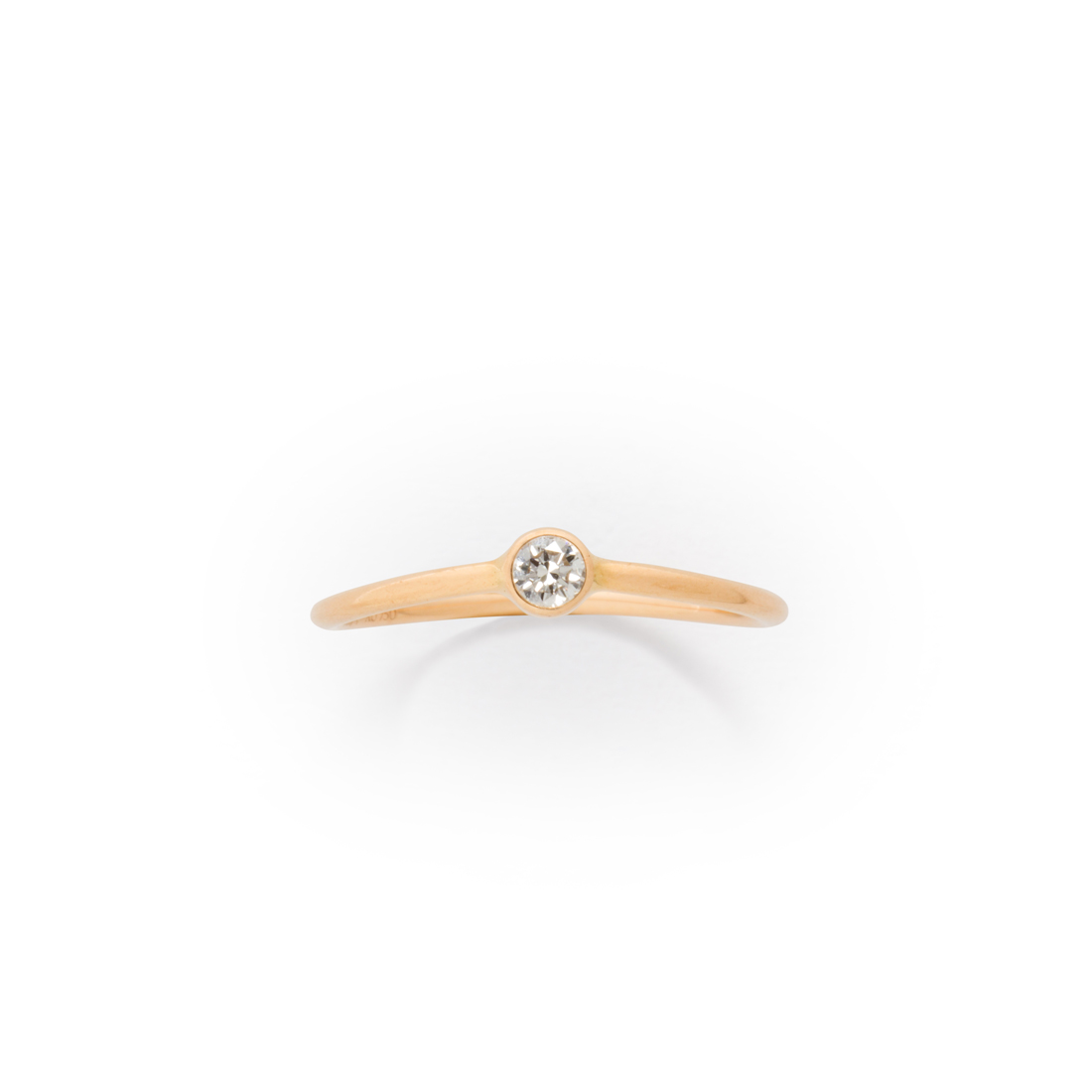 Appraisal: A DIAMOND AND EIGHTEEN KARAT GOLD RING WAVE ELSA PERETTI