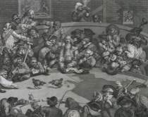 Appraisal: William Hogarth English - Pit Ticket engraving on paper published