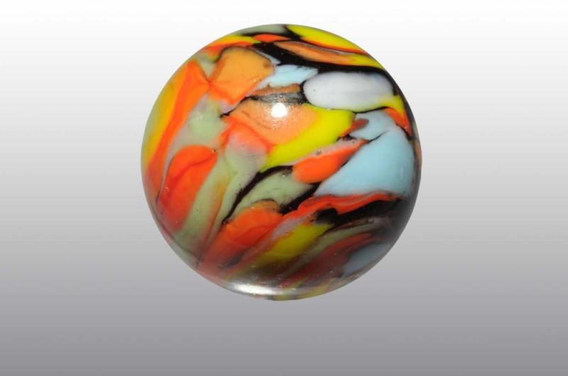 Appraisal: Amber Guinea Marble Description Great example with lots of electric