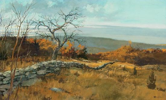 Appraisal: ERIC SLOANE American - Stonewall Connecticut c oil on masonite