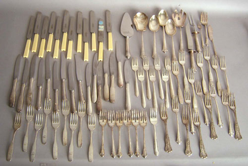 Appraisal: Silver plated flatware