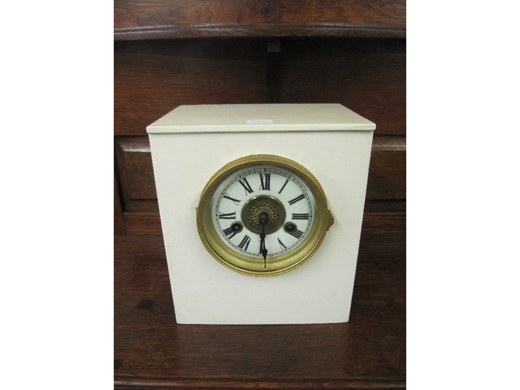 Appraisal: Painted mantel clock