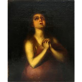 Appraisal: Old Master European School Oil On Canvas Mary Magdalen Unsigned