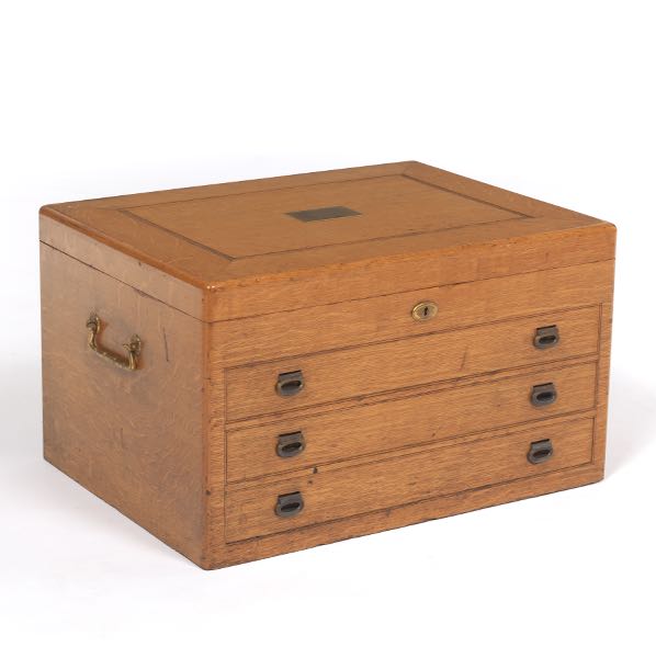 Appraisal: TIFFANY CO SILVERSMITHS THE GILDED AGE OAK SILVER CHEST x