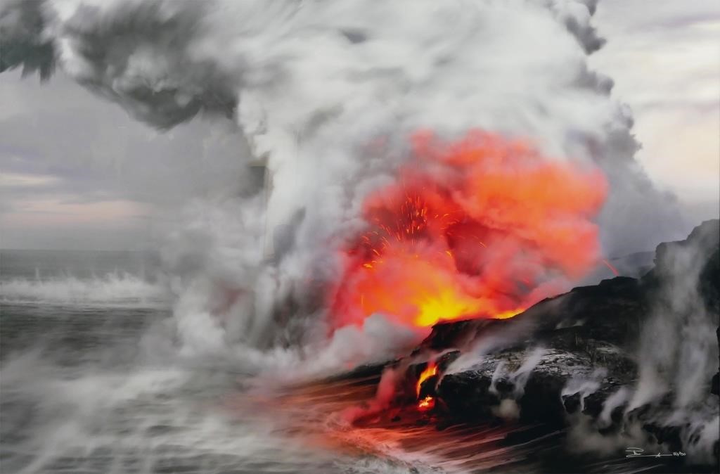 Appraisal: Limited edition photograph by Peter Lik Australian American b Pele's