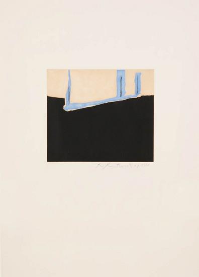 Appraisal: Robert Motherwell - untitled b etching and aquatint printed in