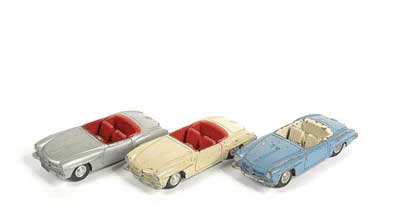 Appraisal: Marklin No Mercedes Benz SL a group of unboxed models