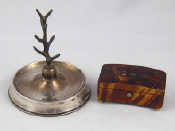 Appraisal: A silver ring stand hallmarked London approx cm high together