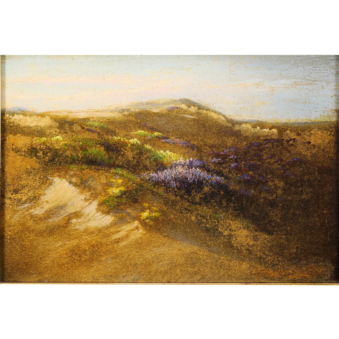 Appraisal: PAINTING CALIFORNIA SCHOOL California School th century Monterey Dunes oil