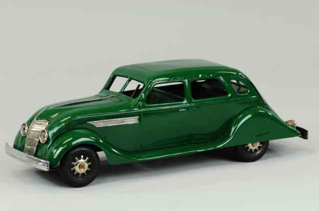 Appraisal: KINGSBURY CHRYSLER AIRFLOW SEDAN Pressed steel painted in green overall