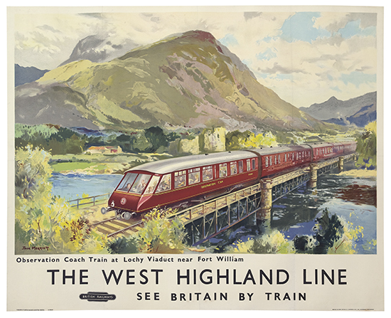 Appraisal: JACK MERRIOT - THE WEST HIGHLAND LINE x inches x