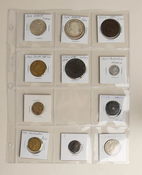 Appraisal: Eleven Foreign Coins including silver