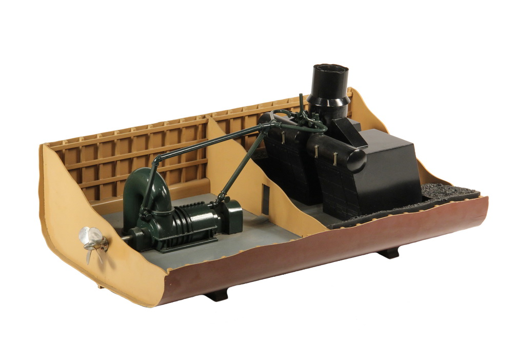 Appraisal: ENGINEER'S SHIP ENGINE MODEL - Direct Drive Steam Turbine Engine