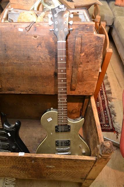 Appraisal: A BURNEY ELECTRIC GUITAR A BURNEY ELECTRIC GUITAR