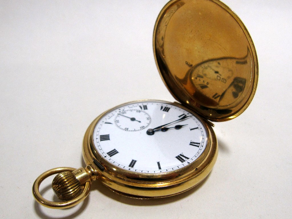 Appraisal: Eighteen carat gold pocket watch